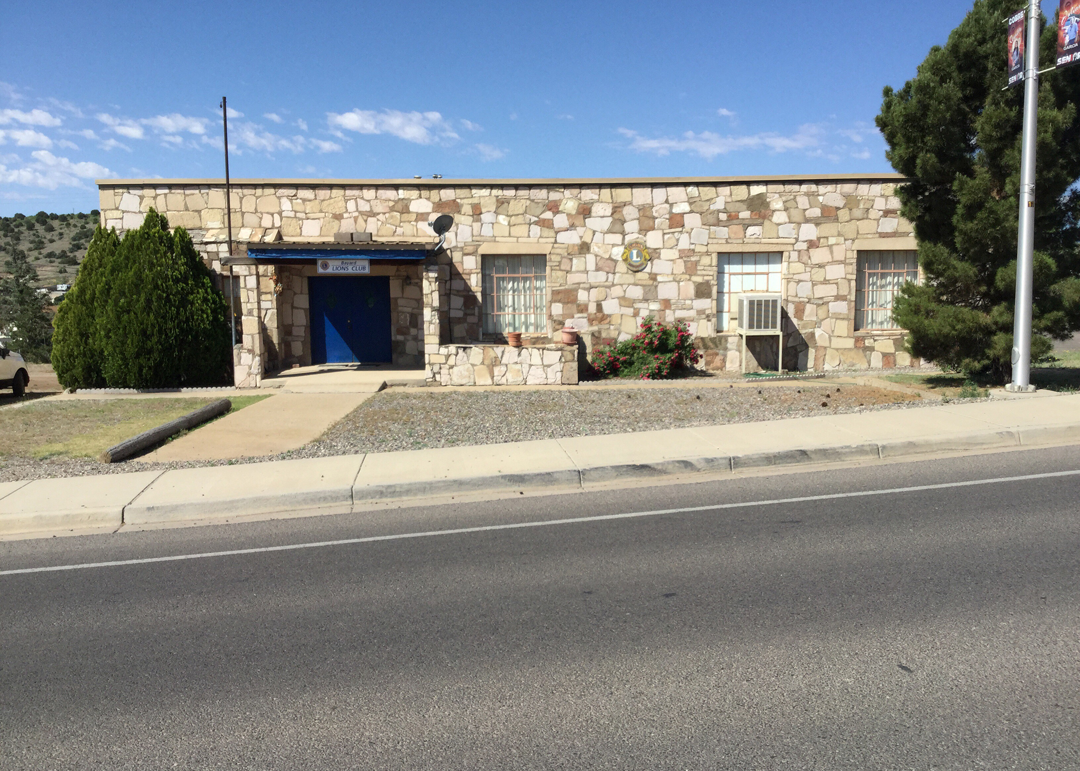 The Lions Club building in Bayard, New Mexico.